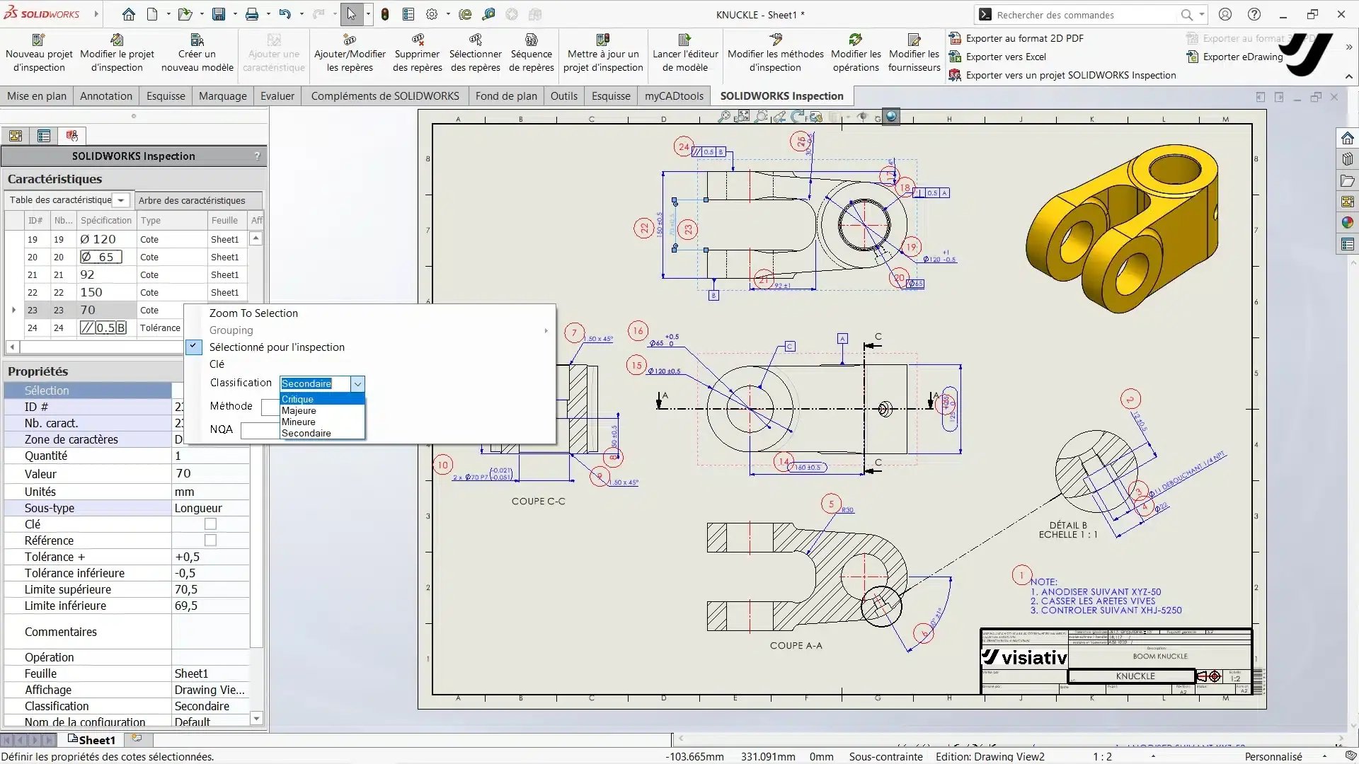 Generate inspection documentation Generate inspection documentation