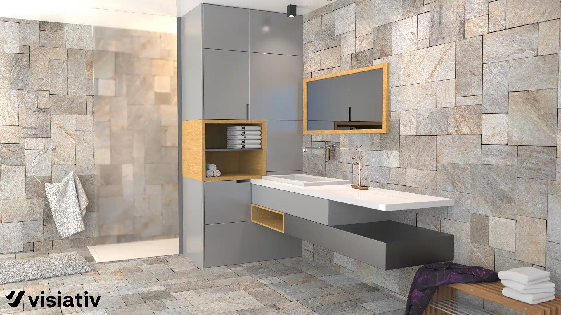 Use textures and materials in renderings