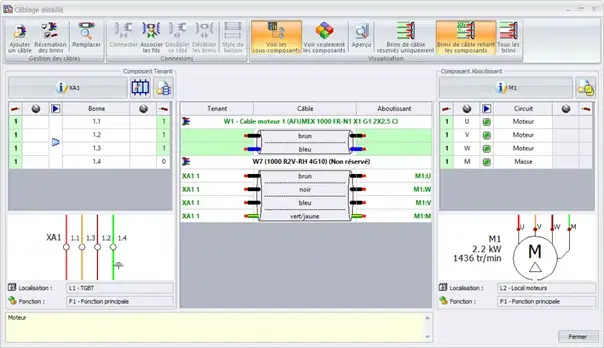 SOLIDWORKS Electrical diagrams and 3D mechanical models